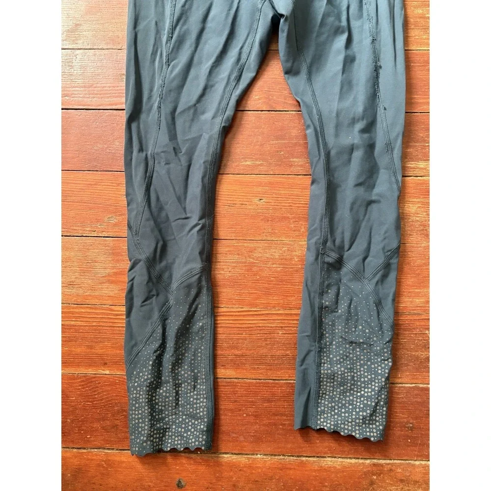 Lululemon Women's Speed Up Tight‎ Leggings Blue Zipper Pocket See Sizing